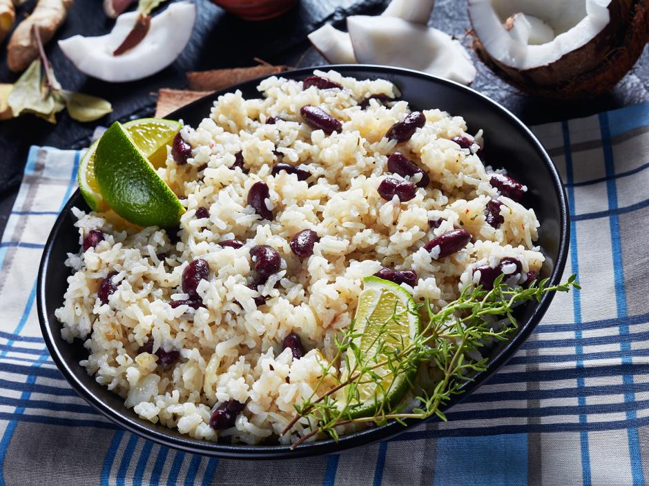 Jamaikanischer Bohnenreis