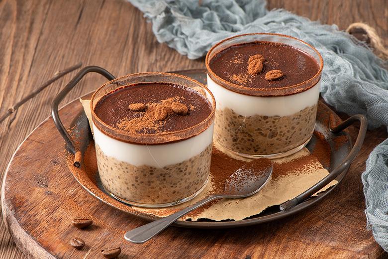 Tiramisu Overnight Oats mit Chia