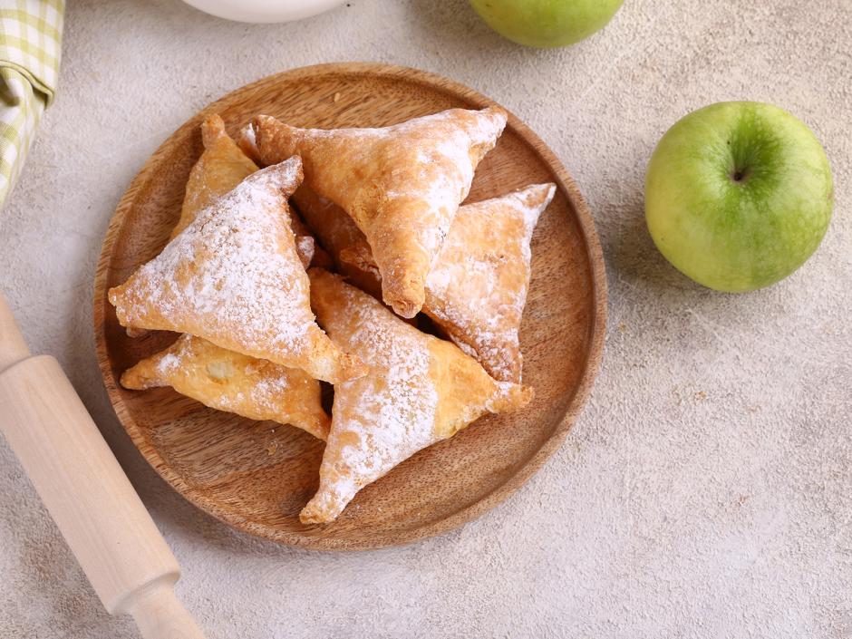Glutenfreie Polsterzipferl mit Apfelmusfüllung