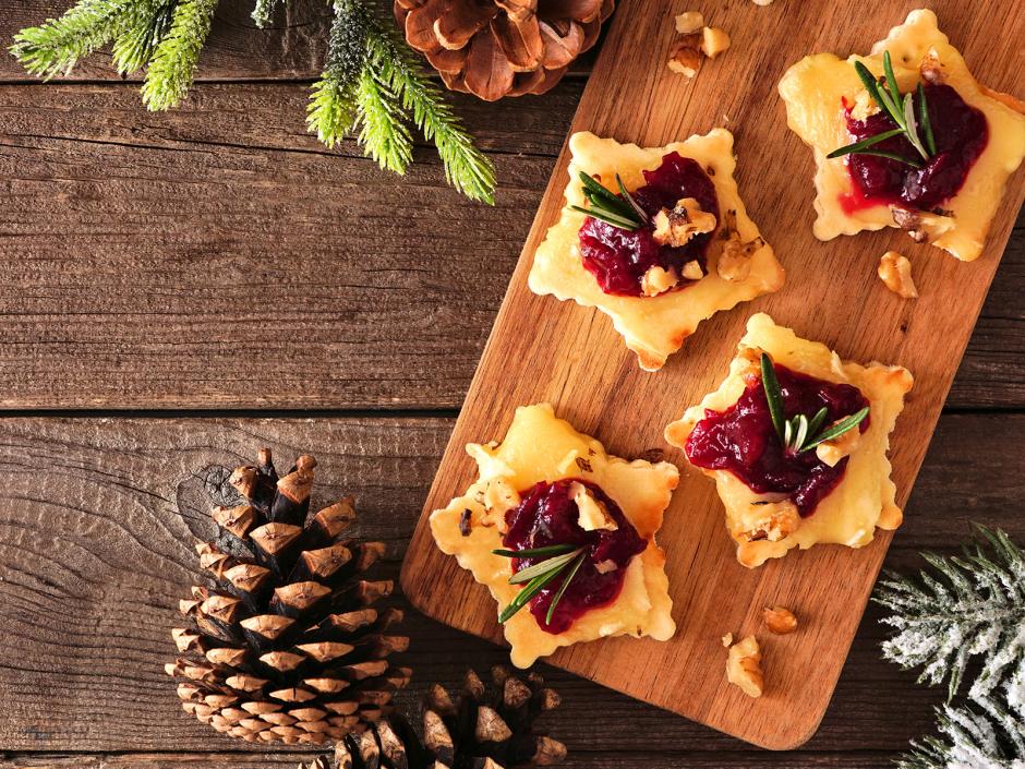 Blätterteigsterne mit Camembert