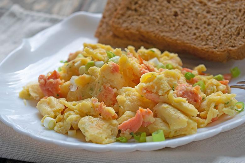 Eierspeise mit Lachs