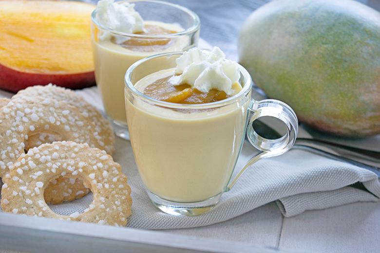 Limetten-Mango-Creme