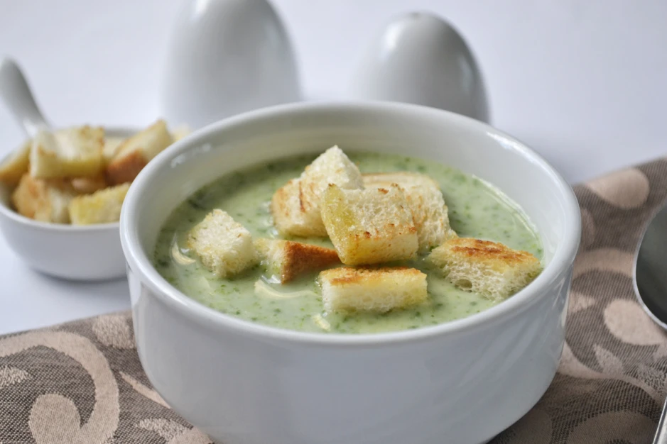 Spinatcremesuppe
