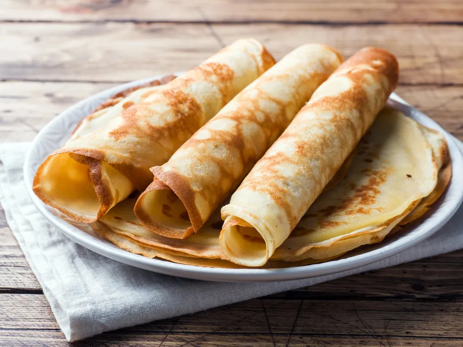 Pfannkuchen aus Teffmehl