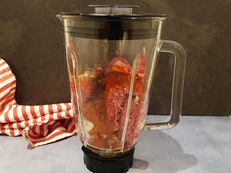 Selbstgemachtes Kebapfleisch