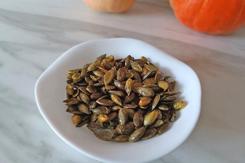 Kürbiskerne aus der Heißluftfritteuse