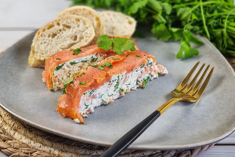 Terrine vom Räucherlachs