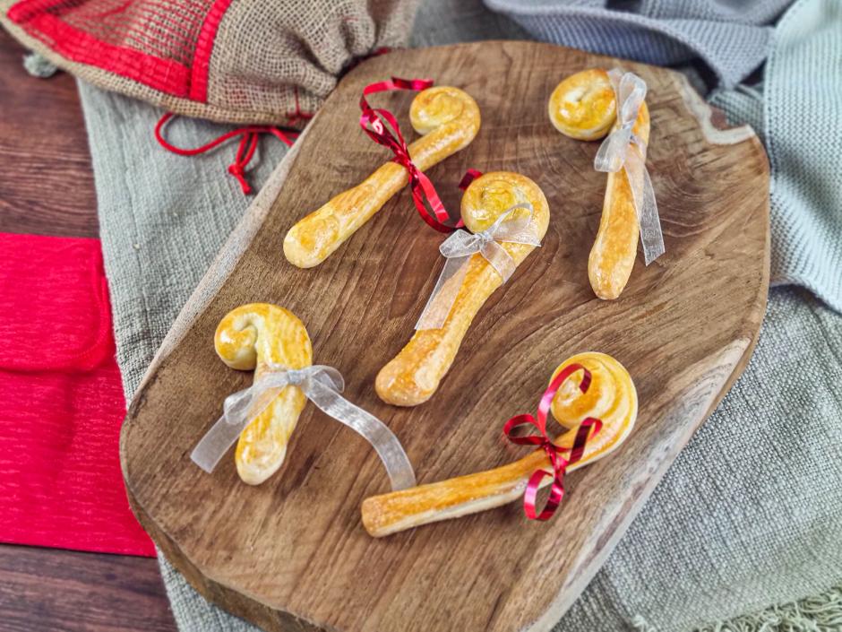 Nikolausstab aus Germteig