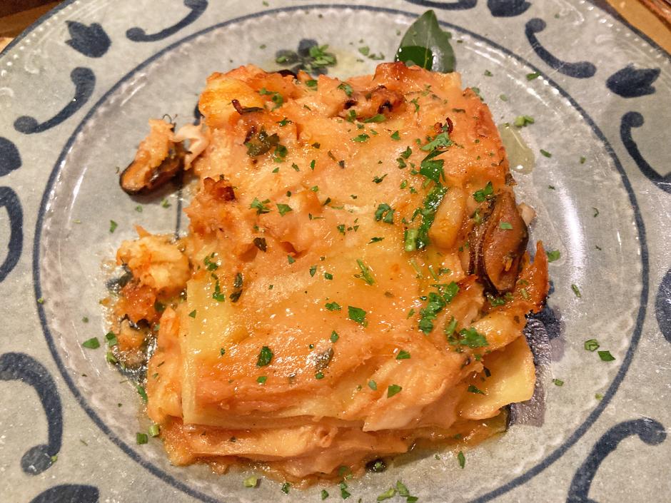 Lasagne frutti di mare
