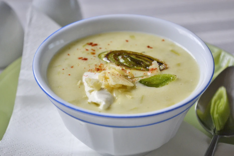P&uuml;rierte Lauch Fenchel Cremesuppe