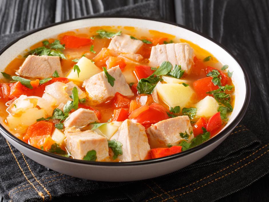 Marmitako Thunfisch-Eintopf