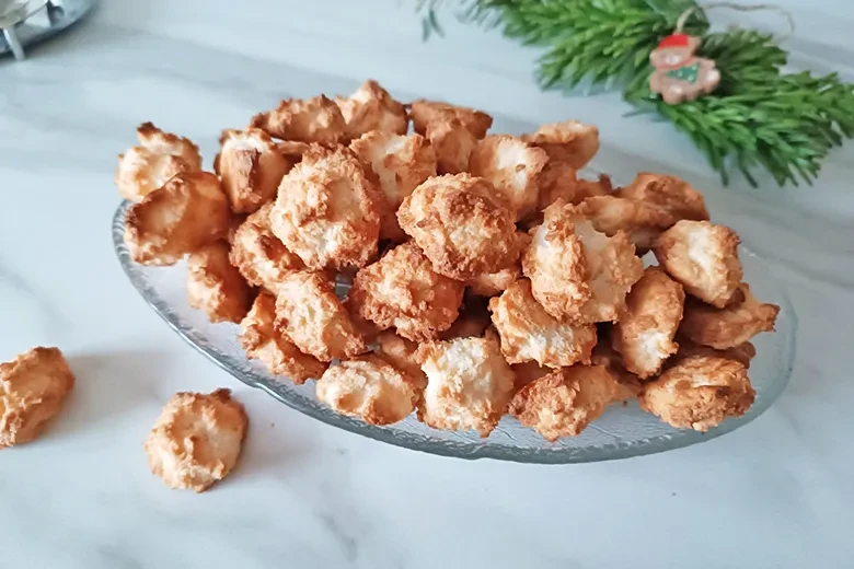 Kokosbusserl mit Topfen