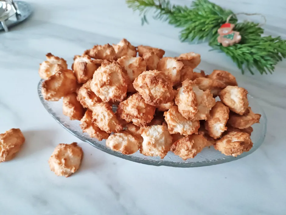 Kokosbusserl mit Topfen