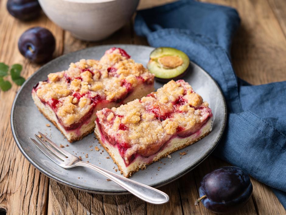 Fruchtiger Zwetschkenfleck