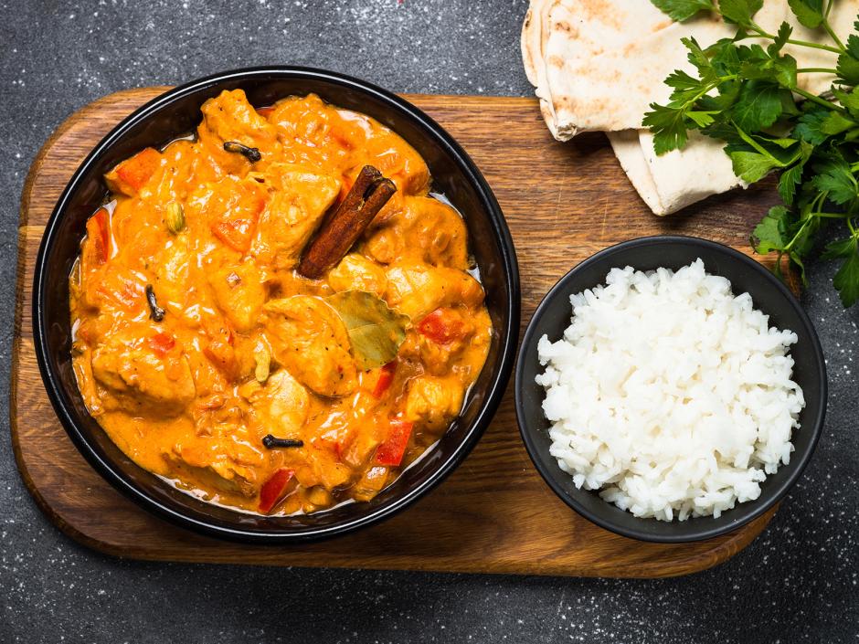 Einfaches Hühnercurry