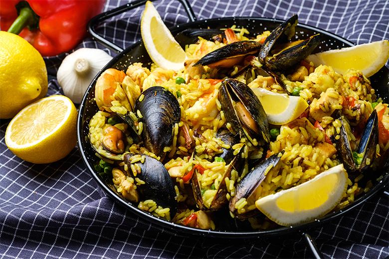 Einfache Paella