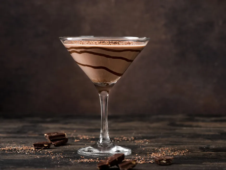 Schokolade-Tr&uuml;ffel-Martini