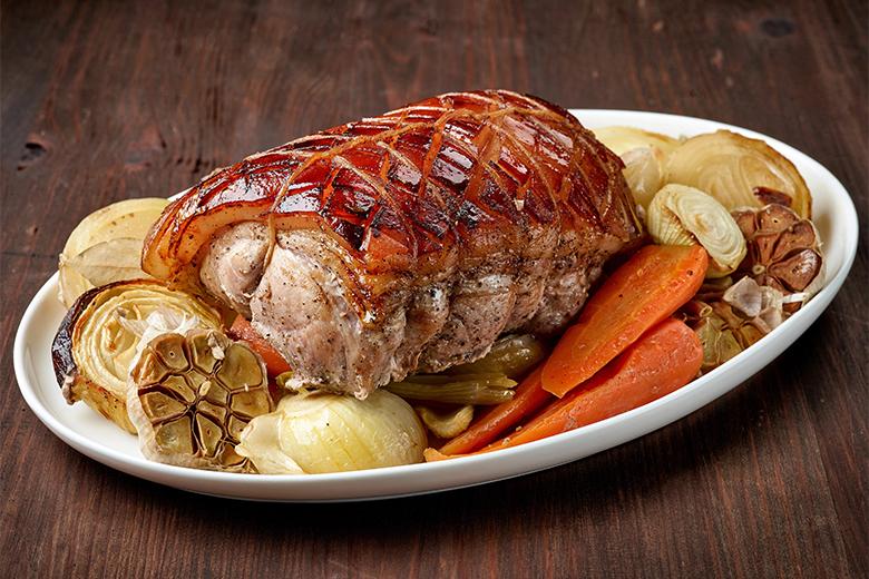 Saftiger Schweinsbraten