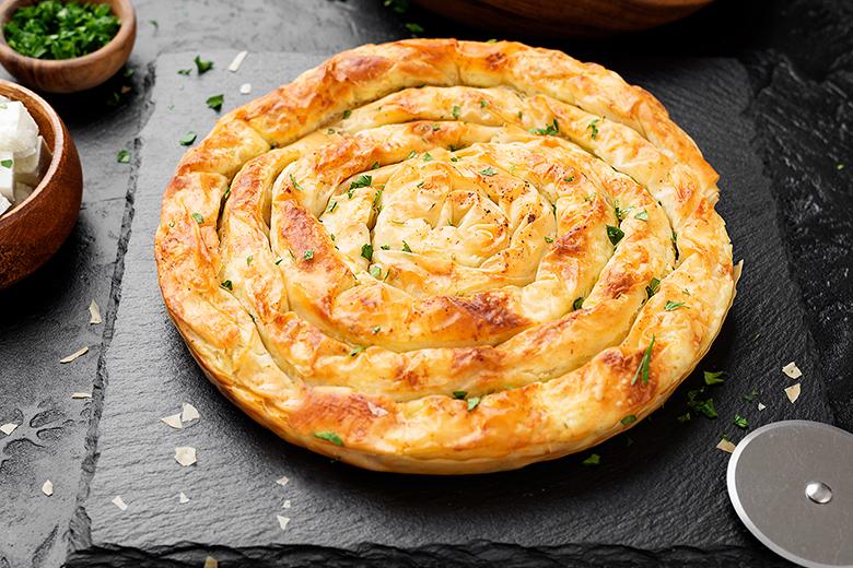 Banitsa Fladenbrot mit Feta