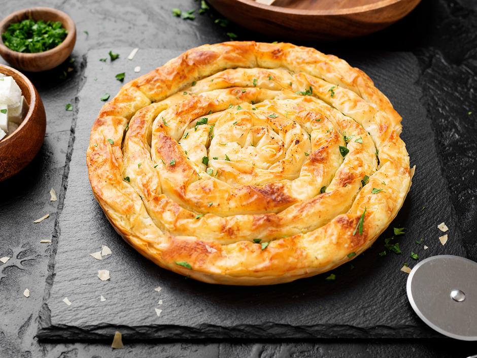 Banitsa Fladenbrot mit Feta