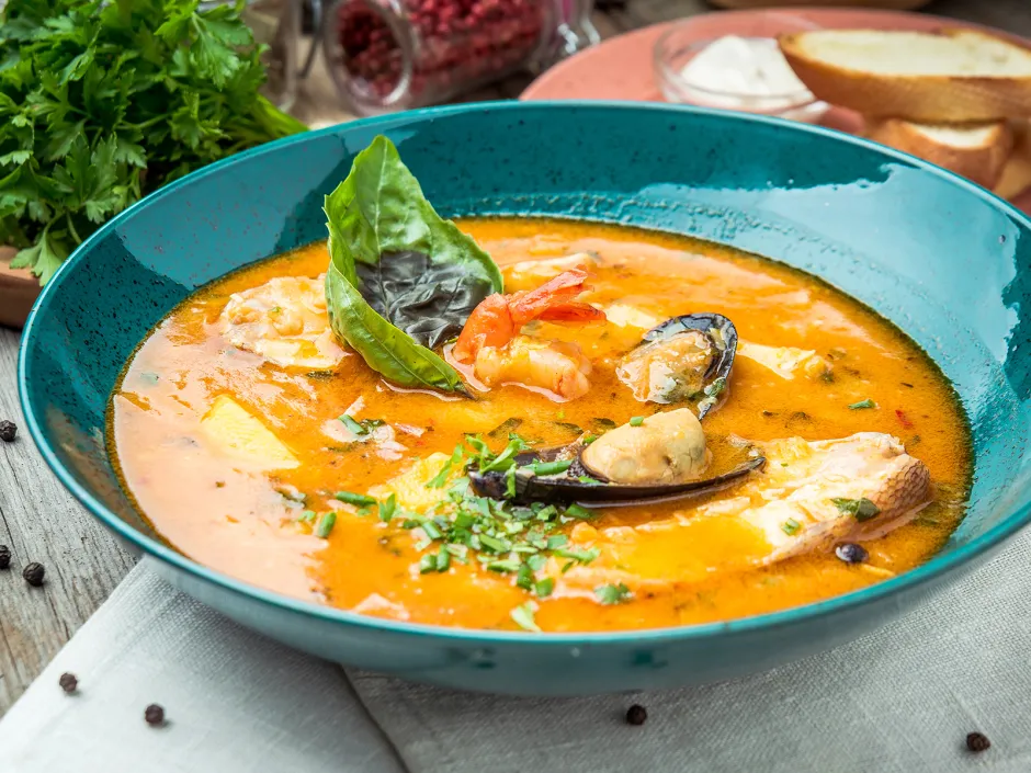 Bouillabaisse - franz&ouml;sische Fischsuppe