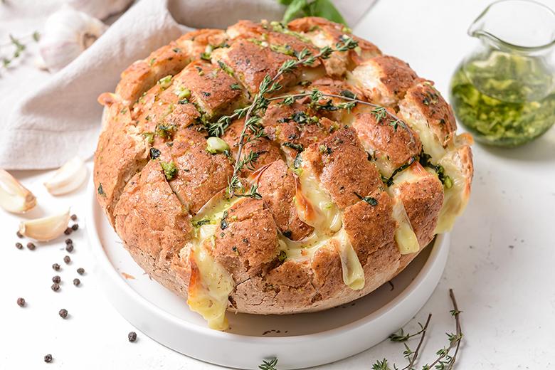 Überbackener Brotlaib Italiano