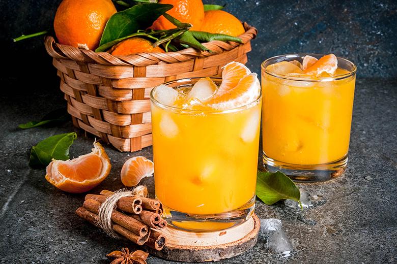 Mandarinen Cocktail mit Wodka