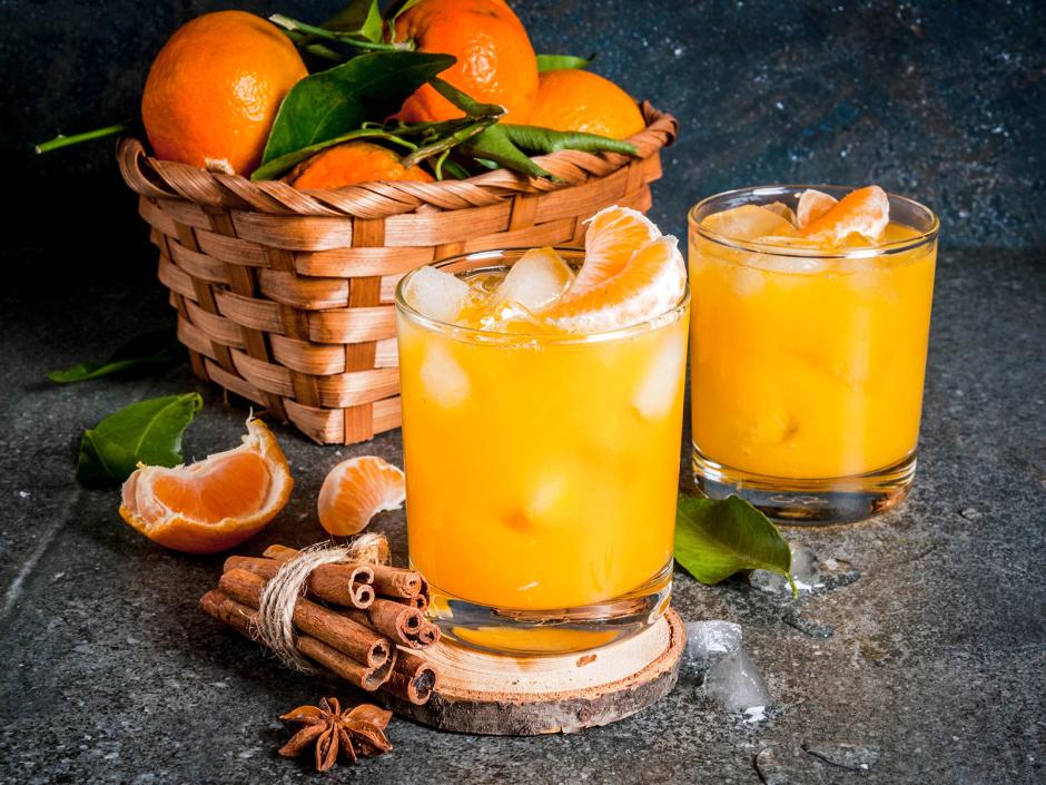 Mandarinen Cocktail mit Wodka