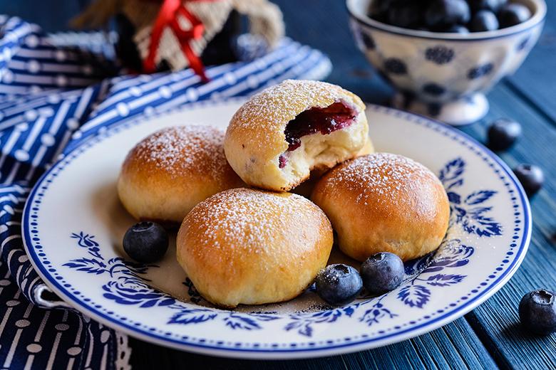Jagodzianki Heidelbeerbrötchen