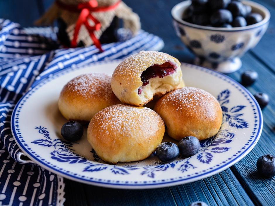 Jagodzianki Heidelbeerbrötchen