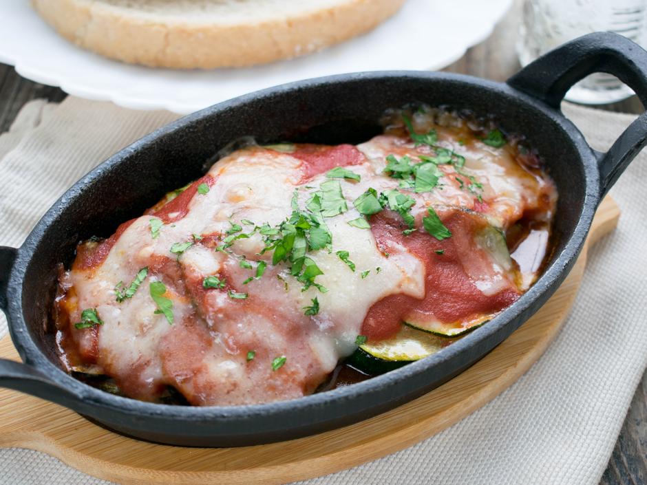 Überbackene Zucchini
