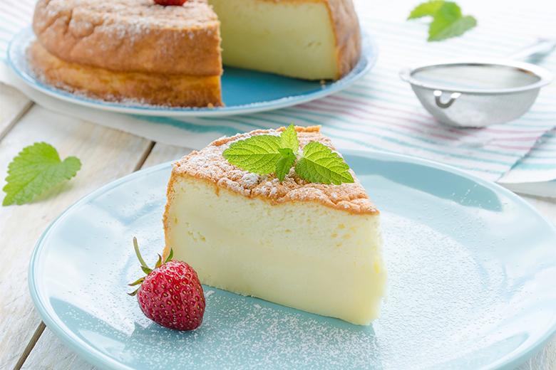 Gebackene Topfentorte