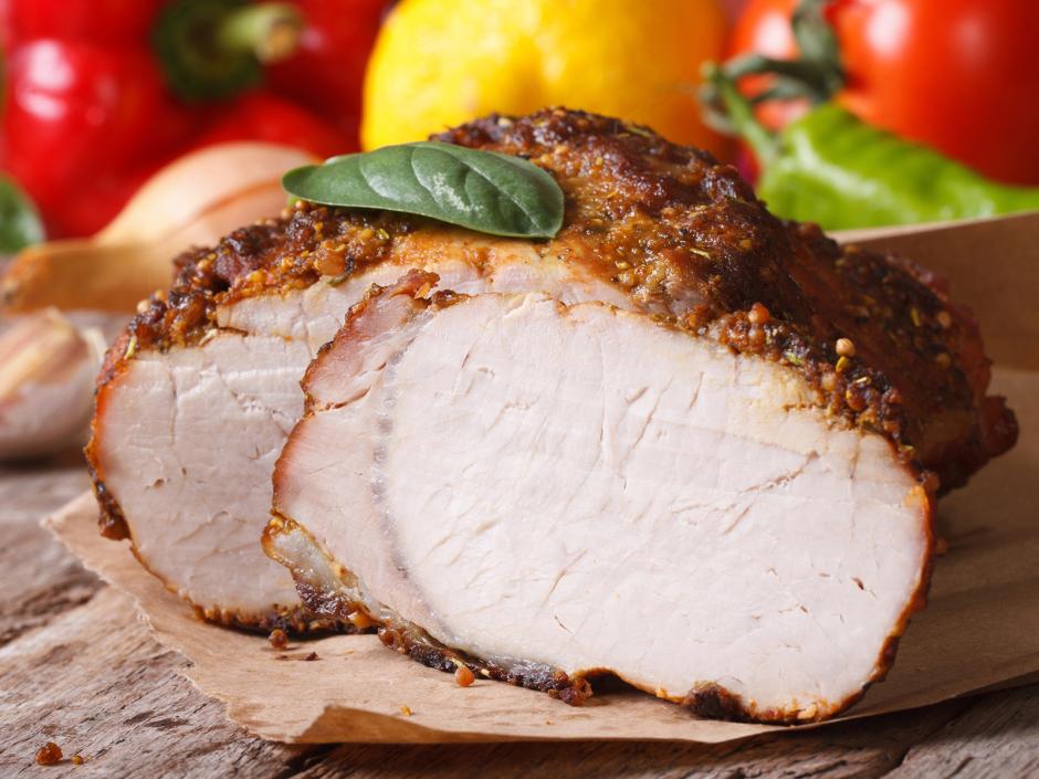 Gebratenes Schweinskarree