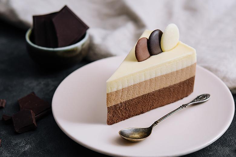 Vanille-Schokomousse-Torte