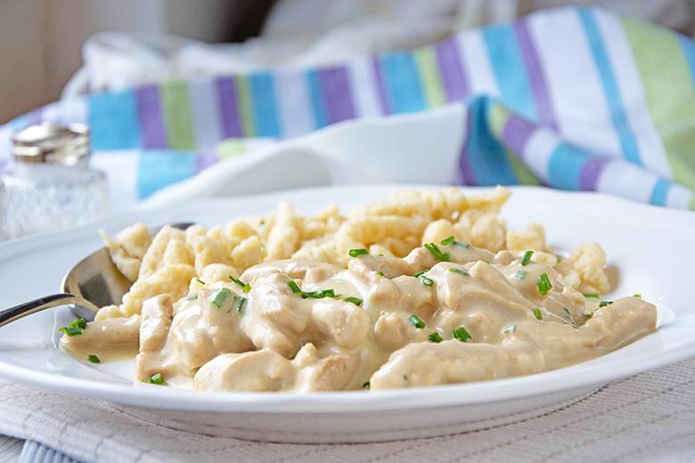 Geschnetzeltes vom Schweinefilet