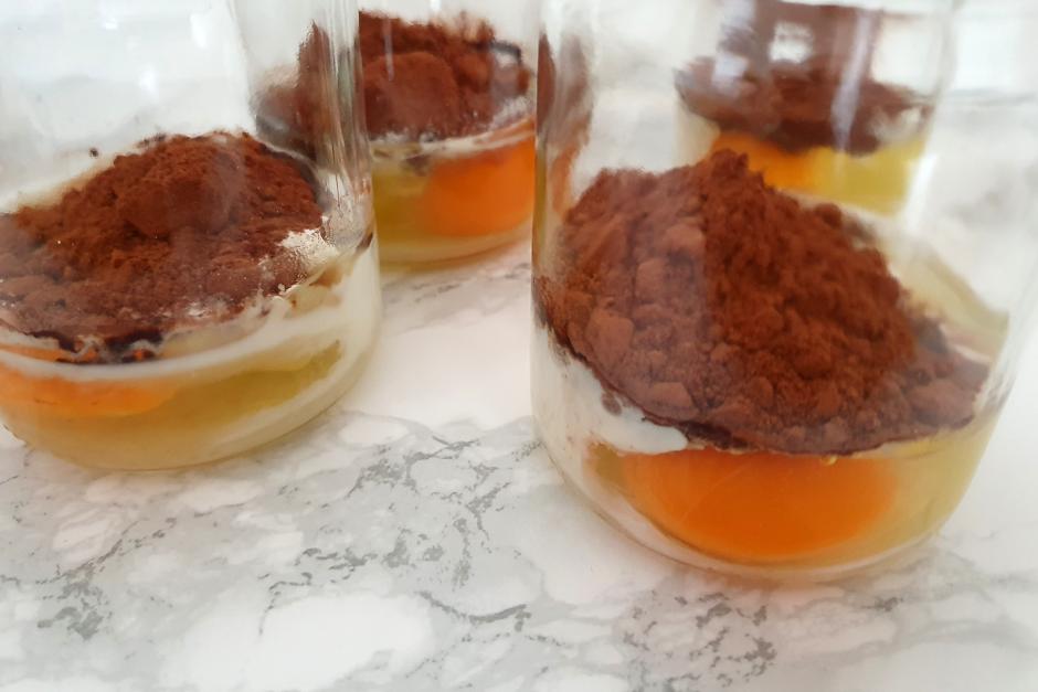 Schüttelkuchen im Glas