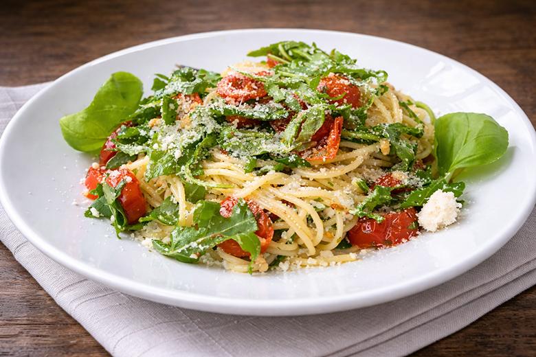 Spaghetti mit Rucola