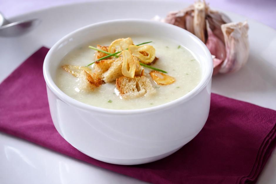 Knoblauchcremesuppe