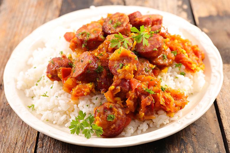 Rougail Saucisse Wursteintopf