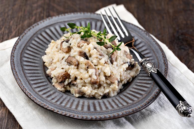 Risotto mit frischen Steinpilzen