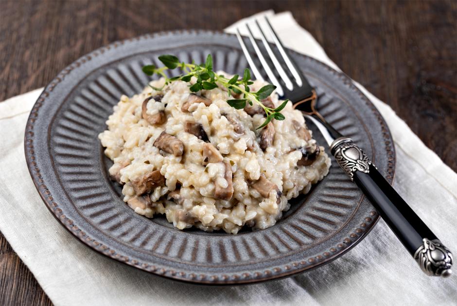 Risotto mit frischen Steinpilzen