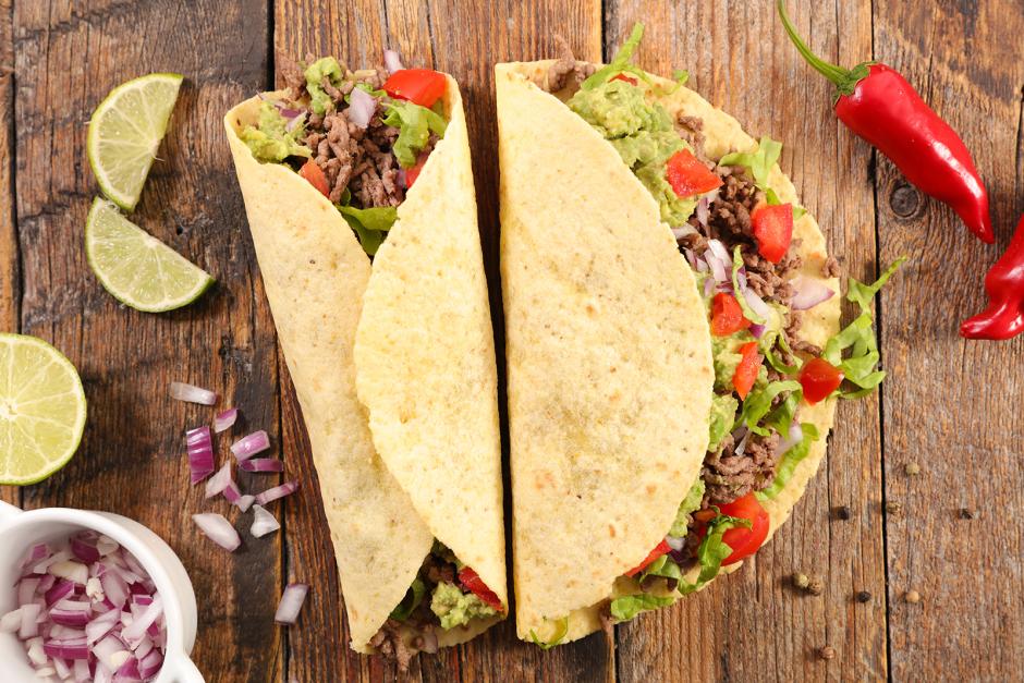 Fajitas mit Faschiertem