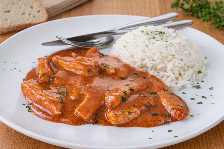 Paprika-Geschnetzeltes