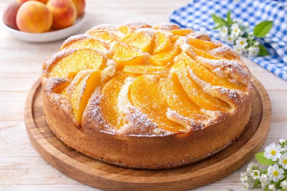 Pfirsichkuchen
