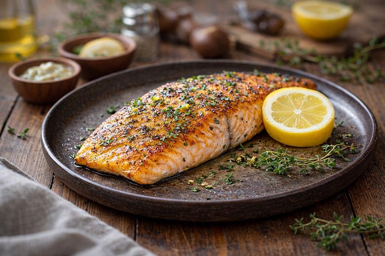 Forellenfilet im Backofen