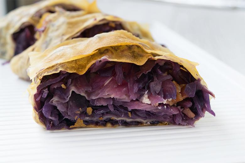 Rotkrautstrudel