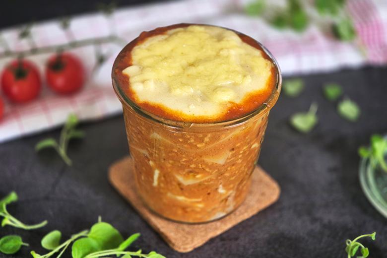 Lasagne im Glas