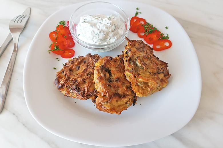 Kartoffelpuffer aus der Heißluftfritteuse