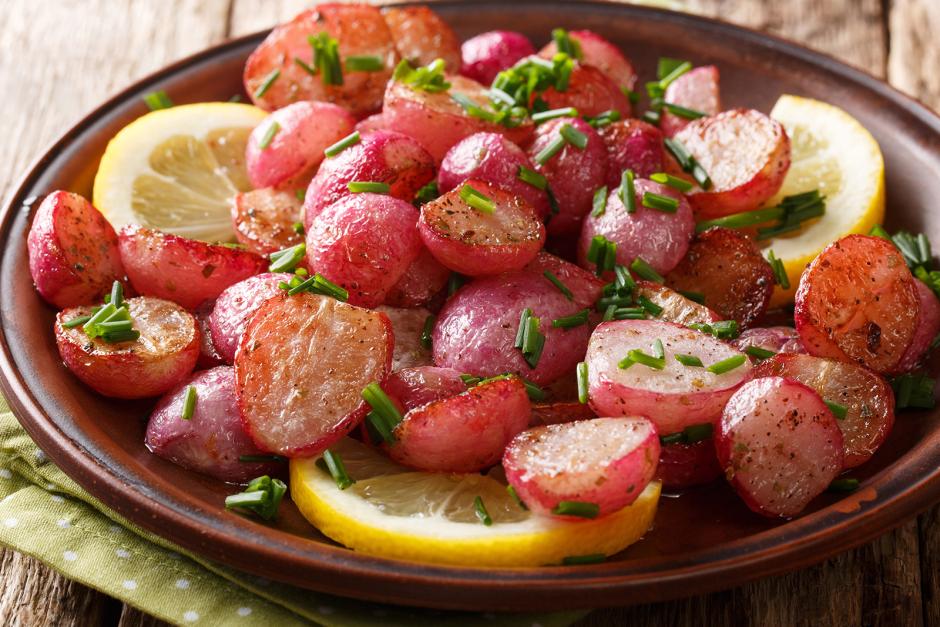 Gebratene Radieschen