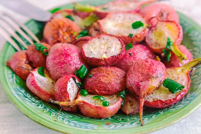 Gebackene Radieschen